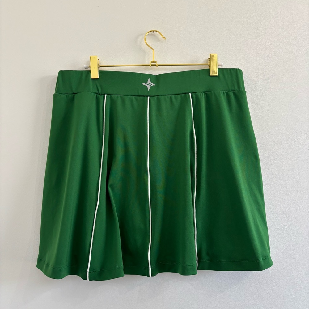 Tuckernuck Green Piped Renee Golf Skirt Size XL - Picture 4 of 4